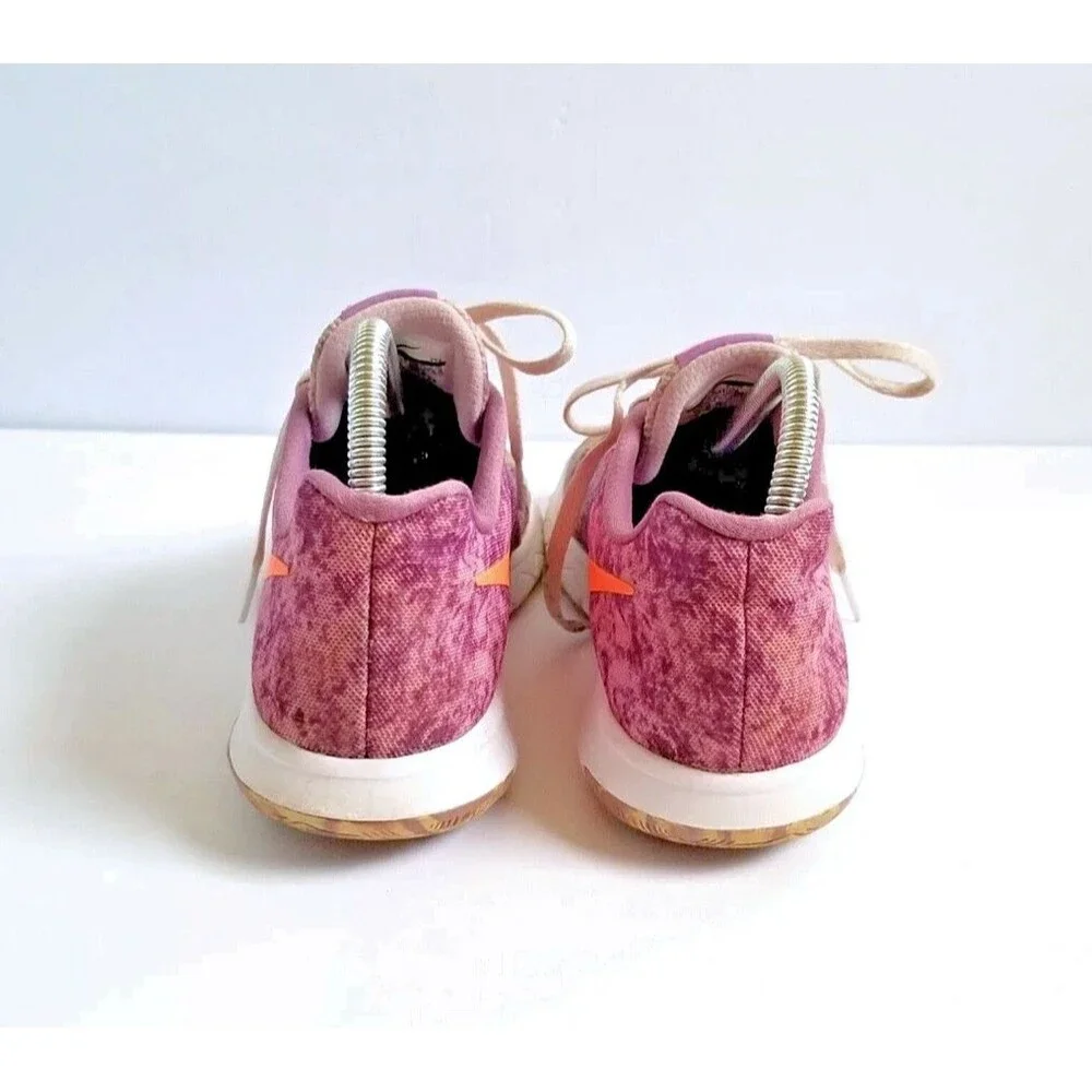 NIKE Flex Experience RN 6 Iced Lilac Bright Mango Running Shoes Sneakers US 8.5